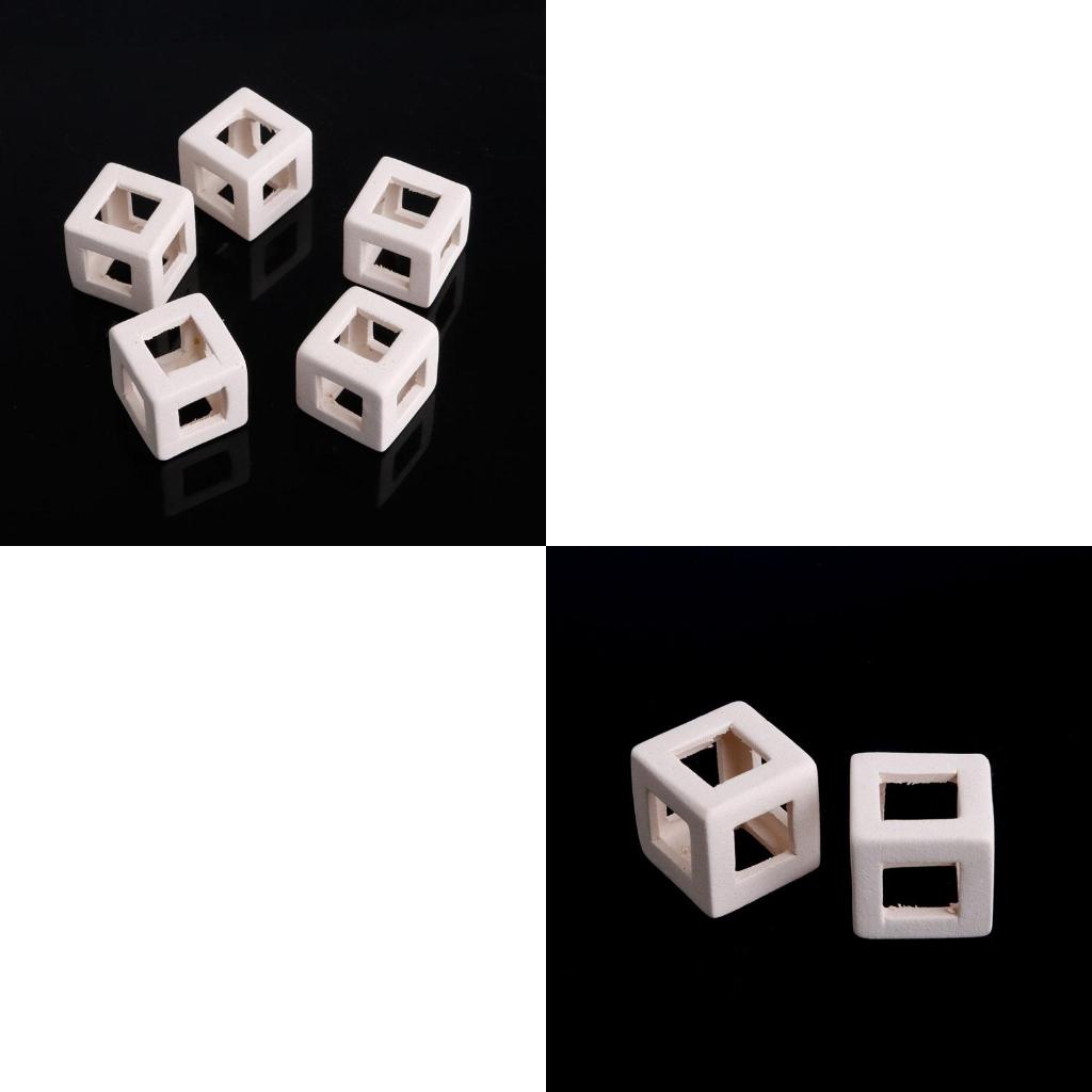 Hide Cave Ceramic - 수족관 장식 큐빅 동굴 세라믹 대피소