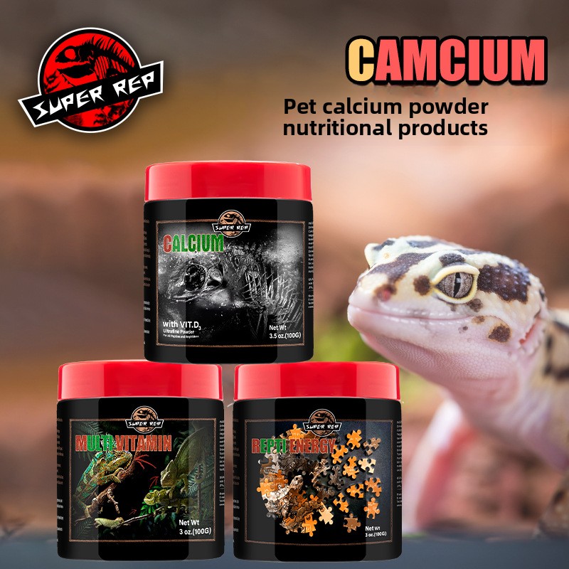 Vitamin D3 Reptile - SuperRep Reptile Calcium 프로비타민 및 프로바이오틱스