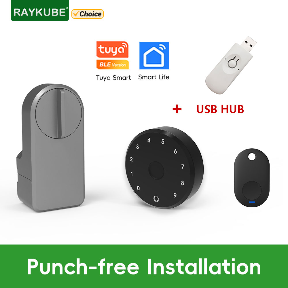 RAYKUBE A1 Pro Tuya BEL 스마트 도어 - Glass Door Hinge 리뷰 및 가격