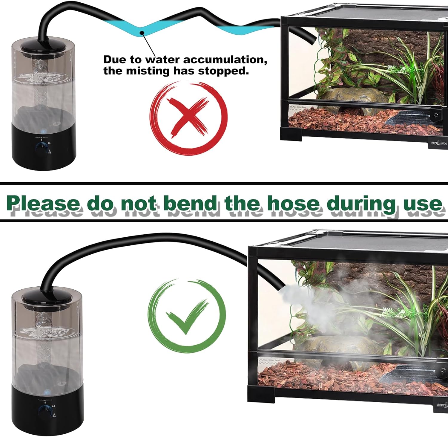 파충류 가습기 테라리움 포그머 미스트 메이커 연장 호스 - Terrarium Fogger Ultrasonic 리뷰 및 가격
