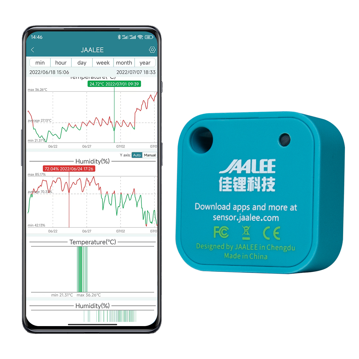 Jaalee JHT 온도 습도 덕포인트 VPD 센서 온 - Digital Hygrometer Probe 리뷰 및 가격