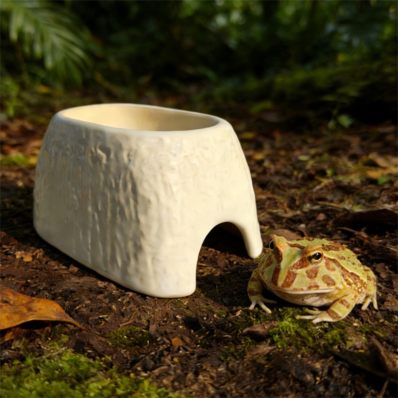 세라믹 레오파드 프린트 가습 숨숨 동굴 (게코, 파충류 - Hide Cave Ceramic 리뷰 및 가격