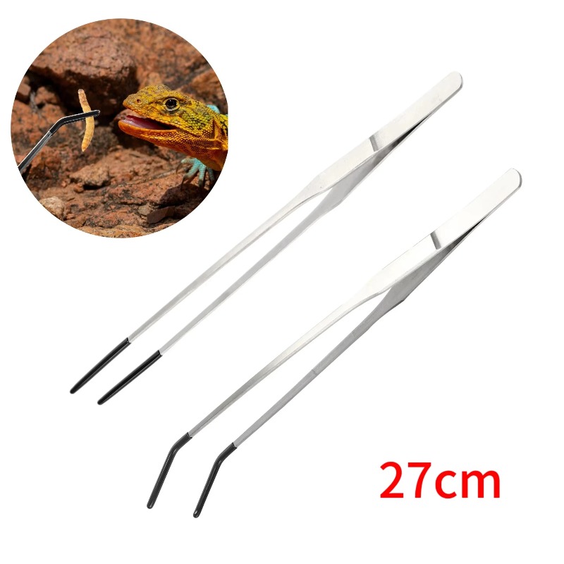 2Pcs 스테인레스 스틸 핀셋 세트 파충류, 도마뱀,  - Feeding Tong Stainless 리뷰 및 가격