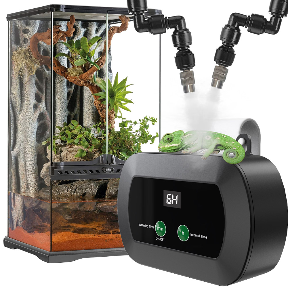 360도 회전 스마트 파충류 미스트 스프링클러 ° 조절 - Misting Nozzle Reptile 리뷰 및 가격