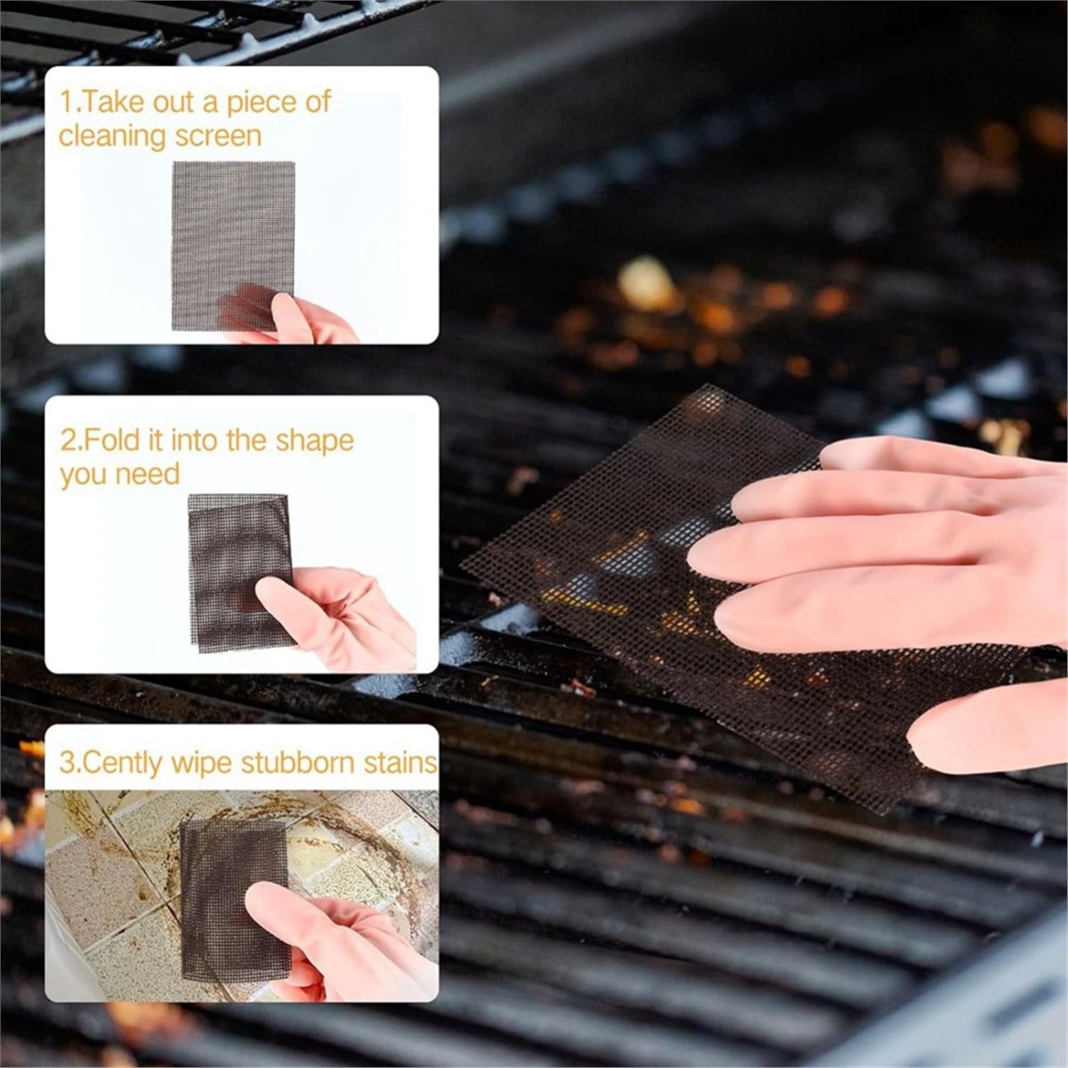 100팩 그리들 4x5.5인치 스크린 그릴 청소용 스크 - Screen Top Mesh 리뷰 및 가격