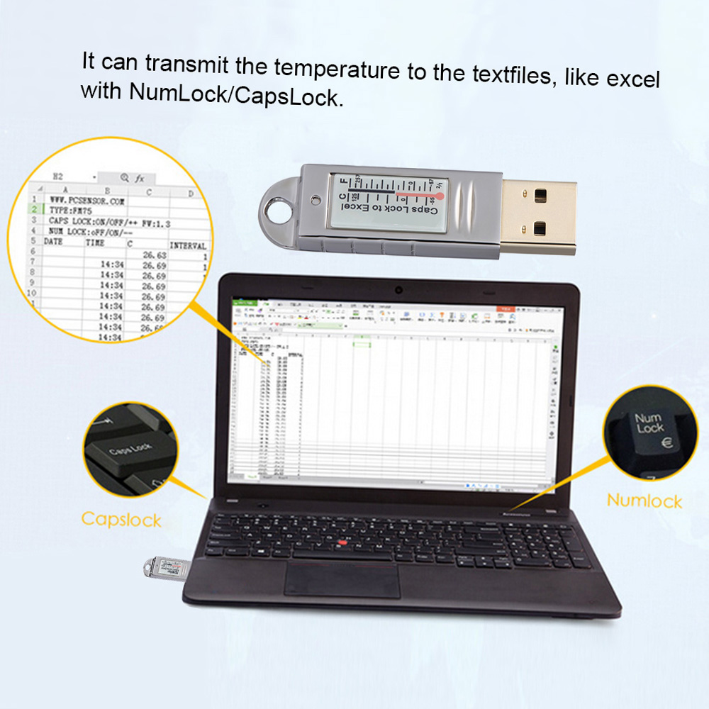 PCsensor USB 온도계 습도계 PCsensor  - Digital Hygrometer Probe 리뷰 및 가격