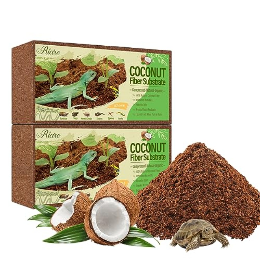 파충류를 위한 천연 코코넛 섬유 매체 - 파충류, 거북 - Substrate Coconut Fiber 리뷰 및 가격