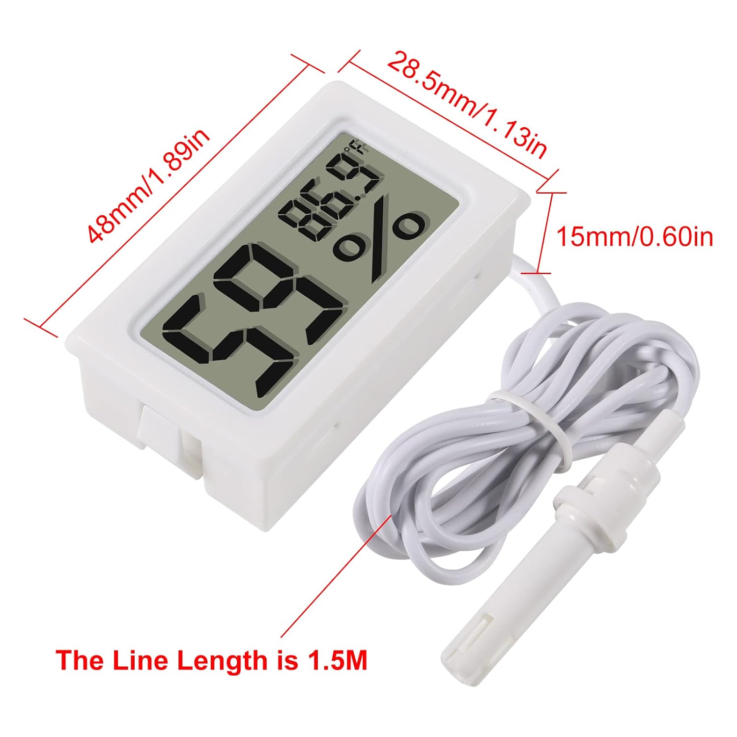 인큐베이터 도마뱀에 대 한 프로브 LCD 디스플레이 온 - Digital Hygrometer Probe 리뷰 및 가격