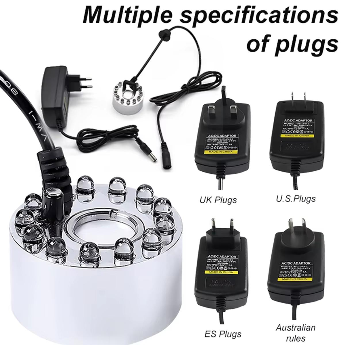 미니 LED 미스트 메이커 포거 연못 미스터 실내 수족 - Terrarium Fogger Ultrasonic 리뷰 및 가격