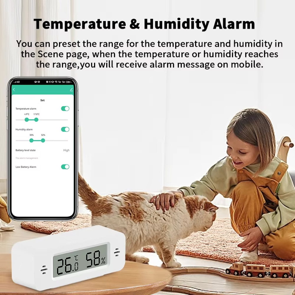 Tuya Zigbee WiFi 미니 온도 및 습도 센서 - Digital Hygrometer Probe 리뷰 및 가격