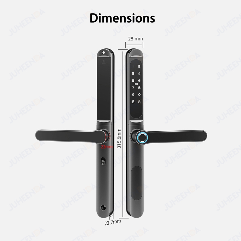 TTLock 앱 스마트 알루미늄 문짝 잠금 장치, 방수 - Glass Door Hinge 리뷰 및 가격
